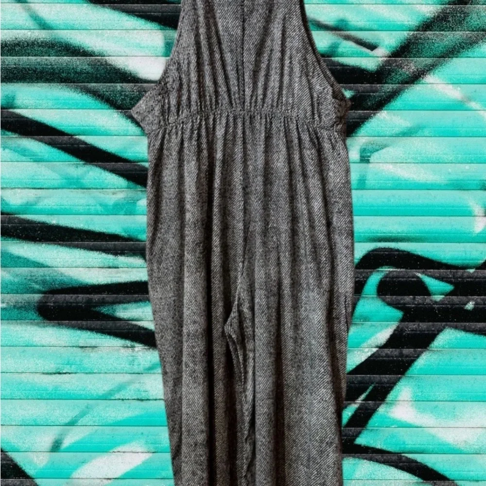 Yak & Yeti Gray Patterned Women's Jumpsuit